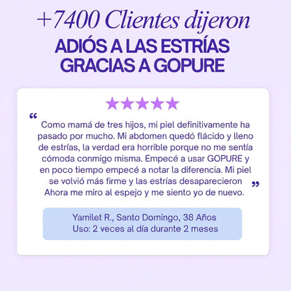Crema reafirmante antiestrías