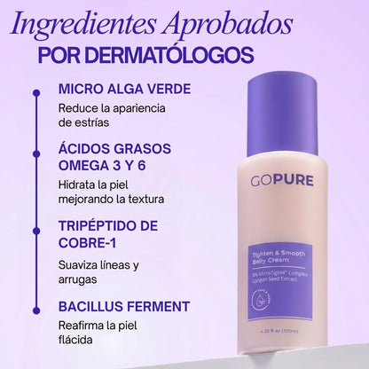 Crema reafirmante antiestrías