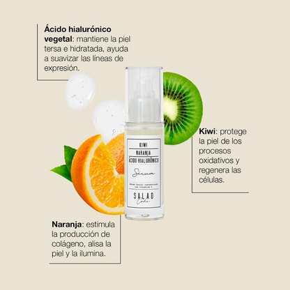 Sérum facial hidratante y reafirmante